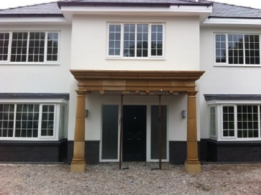 How about a Grand Entrance with a Portico.