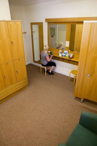 Our comfortable changing room