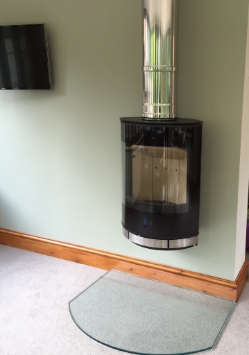 Chimney sweep in Winslow, Buckinghamshire.