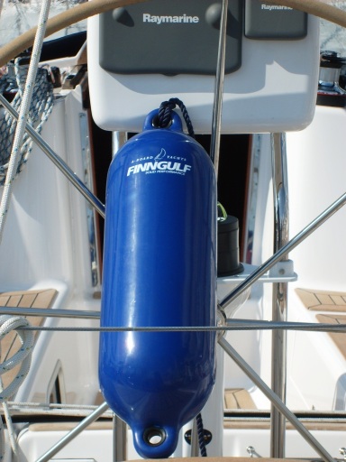 branded boat fender