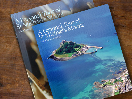 St Michael's Mount Guidebook Print Design