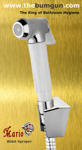 Mario Luxury Bidet Sprayer by The Bum Gun