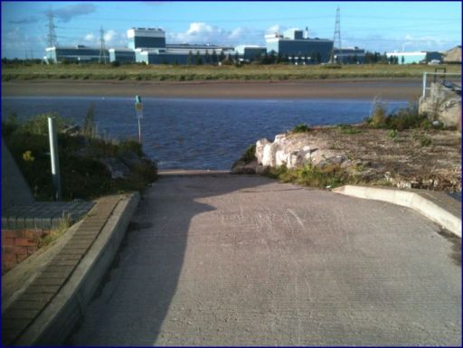 low water slipway at dock road connahs quay flintshire
