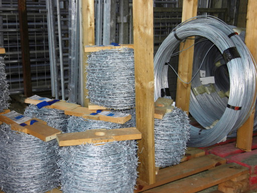 Barbed Wire and Plain Fencing Wire