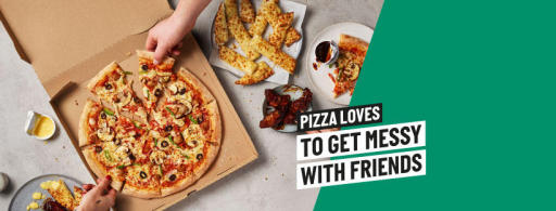 Papa John's Pizza Loves to Get Messy With Friends.
