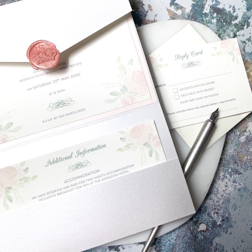 Wax Seal Pocket Invitation