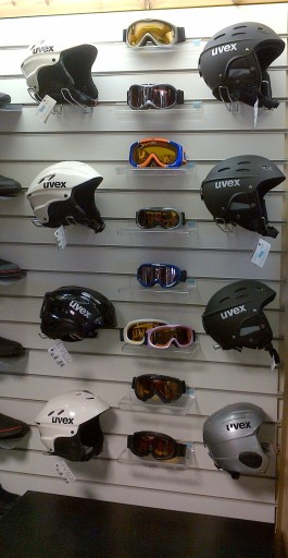 Quality helmets and goggles by UVEX
