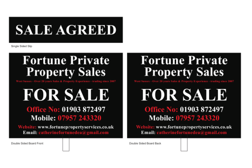 For Sale Board