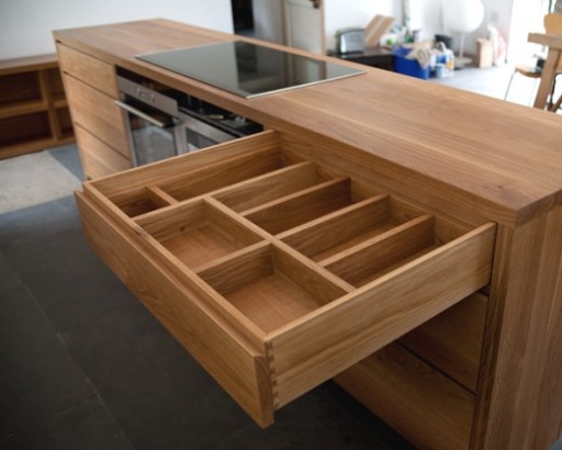 Custom made solid oak kitchen
