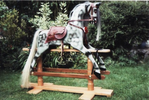 rockin horse in Dapple grey