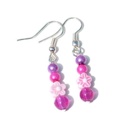 uv reactive earrings