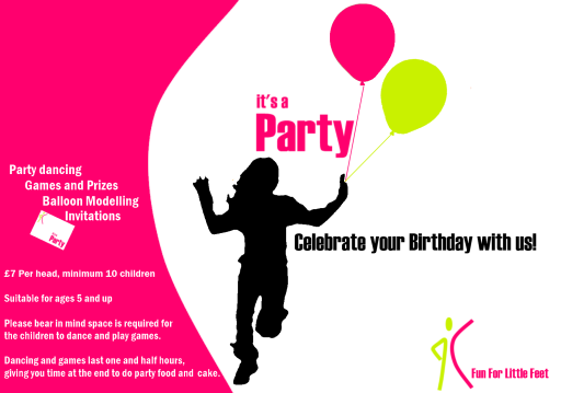 Birthday Parties for age 5 and up