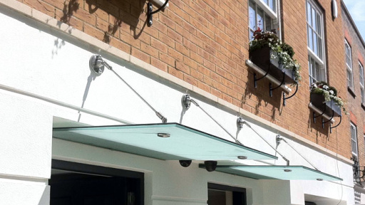 Custom made Glass and Steel Canopies