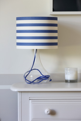 Lampshade from Farrow & Ball wallpaper