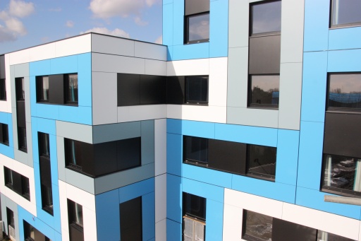 The University of Essex was constructed with cladding from Downer