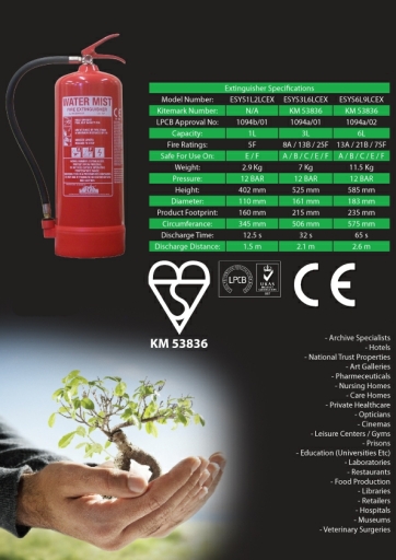 Water Mist leaflet