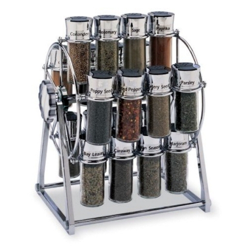 Olde Thompson Revolving 20 Jar Spice Rack - Ferris Wheel