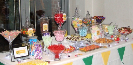 University Graduation Ball Sweets Table Nottingham