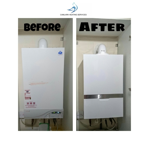 Camlark Heating Services ATAG Boiler Installation before and after pictures