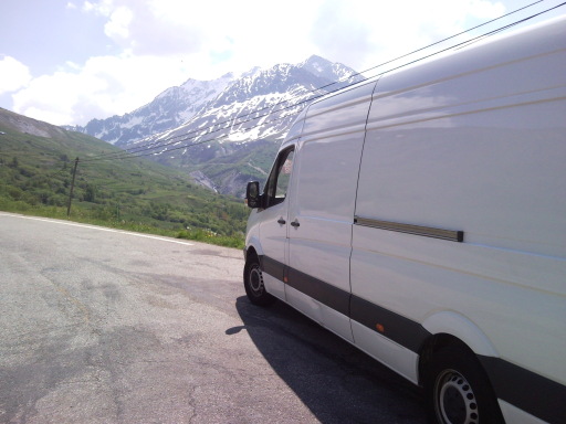 man and van from Surrey UK to Greece via France and Italy
