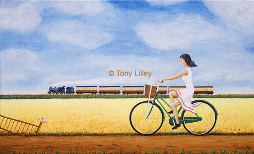 Coming Home - painting by Tony Lilley - acrylic on canvas. SOLD