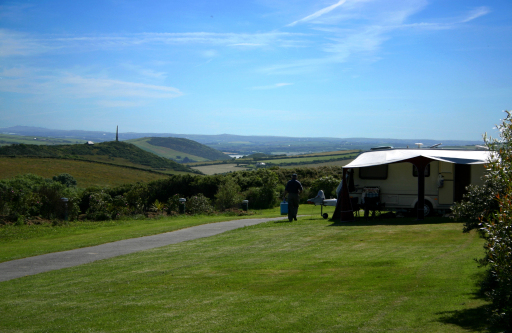 View from Padstow touring park