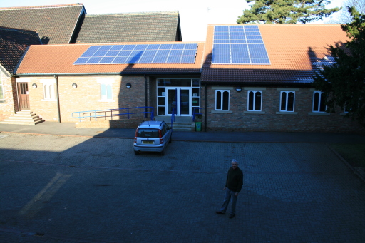 9.5kw Solar PV Installation on a Church roof