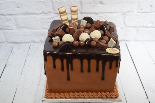 Chocolate Madness (A3002) - Our Chocolate Madness cake is a winner amongst the chocoholics! Decadent