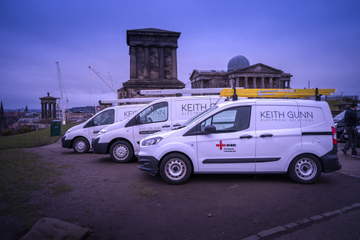 Keith Gunn Electrical Solutions vans