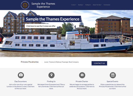 Princess Pocahontas - Thames Cruise Boat