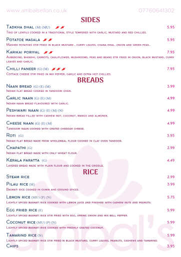 MENU page 4