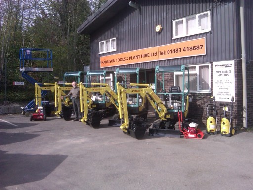 Harrison Hire premises in Milford