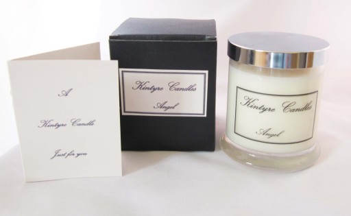 250g Soy Wax Candle Jar with Silver Tone Lid Boxed