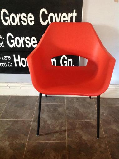 retro plastic chairs
