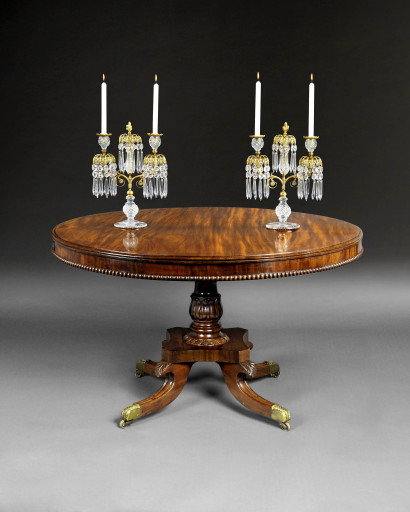 Regency Period Mahogany Circular Centre Table