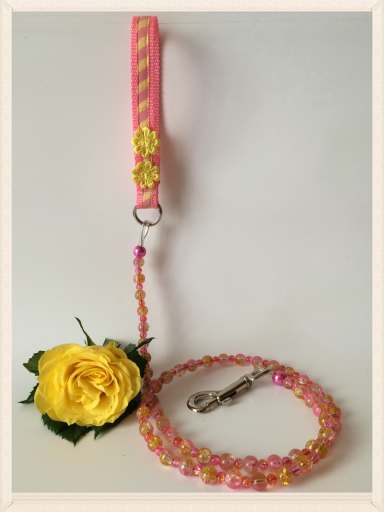 Beaded dog Leads.