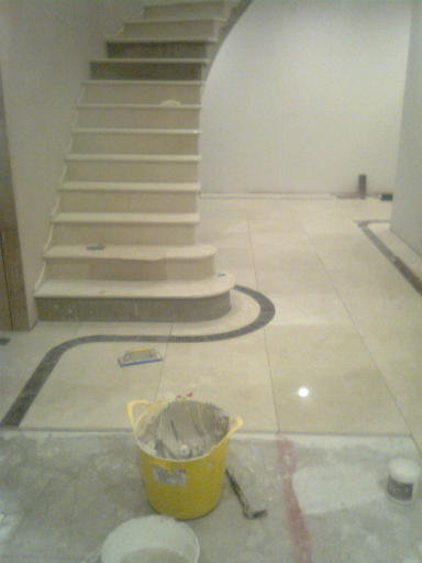 marble installation