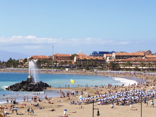 All our place are on this Las Vistas Beach in Tenerife.