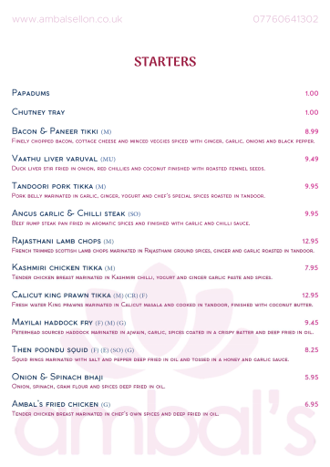 MENU page 1