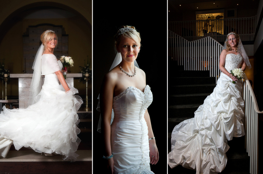 Various bride portrait images