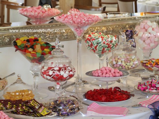 party sweets buffet table cart hire Sheffield