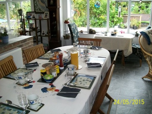 Enjoy breakfast in our new Garden room.