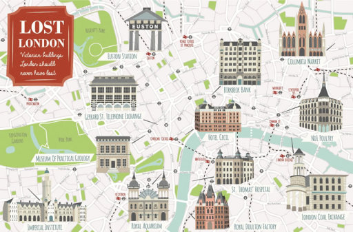 Lost buildings of London