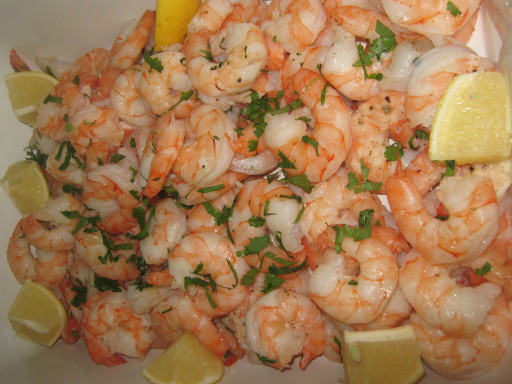 Garlic &amp; Coriander Prawn Platter
