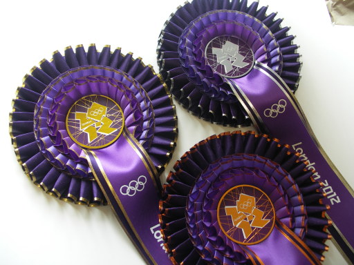 London 2012 rosettes