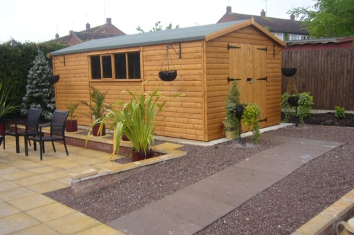 Completed garden