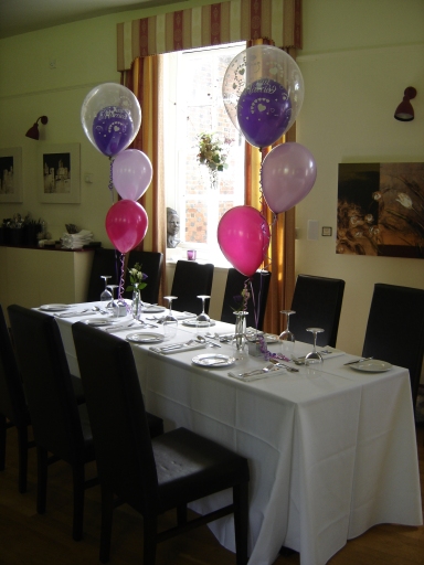 Double bubble wedding balloons from Aylesbury Balloons