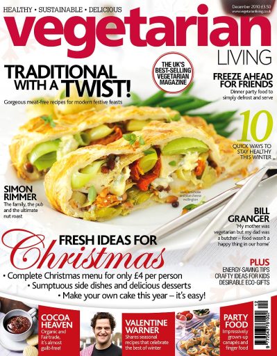 Vegetarian Living Magazine Front Cover