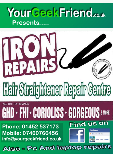 GHD hair straightener repairs Gloucester