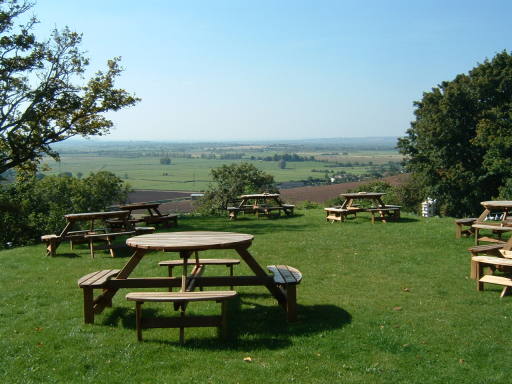View across Somerset Levels from behind our Bar